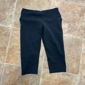 American Apparel Performance Sportswear Black Capri Pants